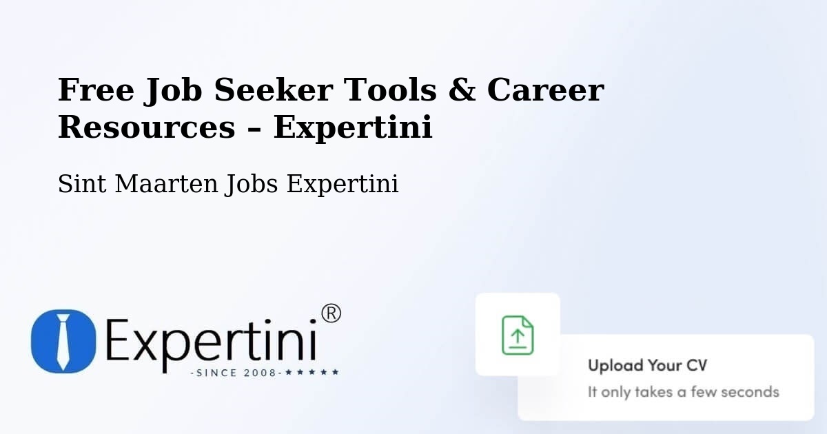 Free Job Seeker Tools & Career Resources – Saint James - Saint James, Sint Maarten Jobs Expertini
