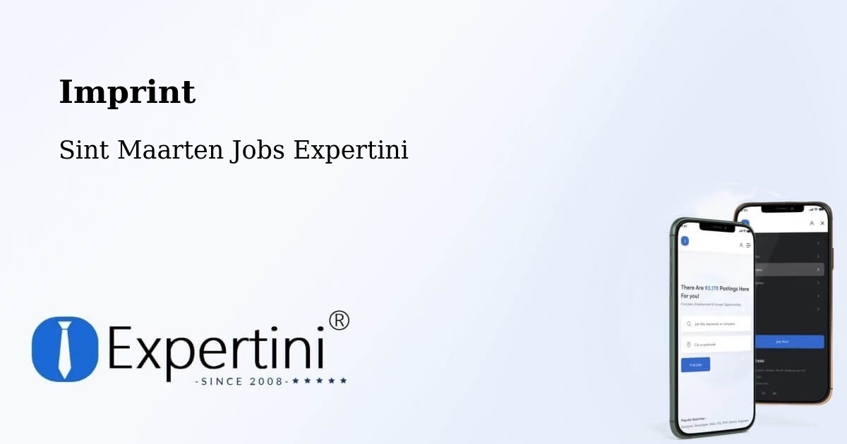 Imprint – Saint James - Sint Maarten Jobs Expertini